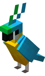 Żółto-niebieska papuga