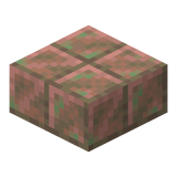 Lekko utleniona żłobiona miedziana płyta