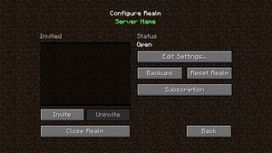 Realms Configure