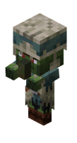 Mały śnieżny osadnik zombie