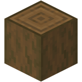 Okorowany świerkowy pień