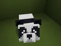 Mała zmartwiona panda
