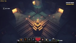 Błotnista jaskinia - wnętrze