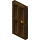 Ciemnodębowe drzwi