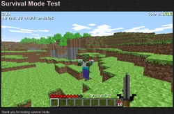 Zombie noszący napierśnik w Survival Test
