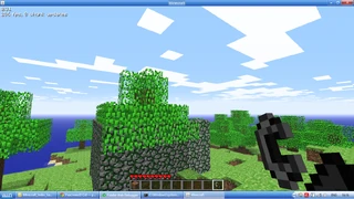 Дерево сгенерировалось в доме.