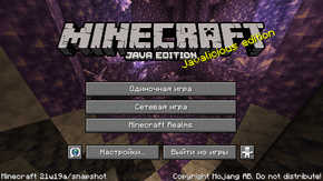 Java Edition 21w19a