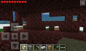 Первый этаж. Игрок стоит на месте ядра реактора.