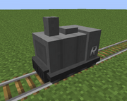 Эмблема на локомотиве (Railcraft)