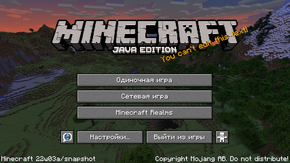 Java Edition 22w03a