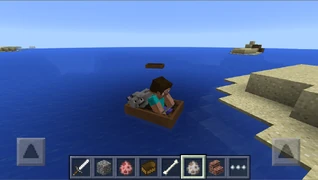 Двухместные лодки в Pocket Edition.