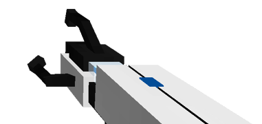 Вид от первого лица обычной пушки