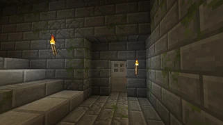 Железная дверь с кнопкой