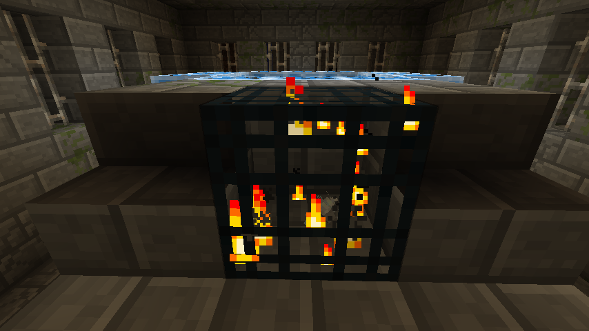 Silverfish spawner air portal