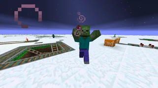 Анимация качания зомби оружием