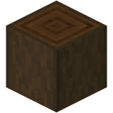 Обтёсанная древесина тёмного дуба