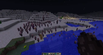 Эффект размножения яйцом в 1.4.4 pre, на снимке видно священника и множество детей-фермеров