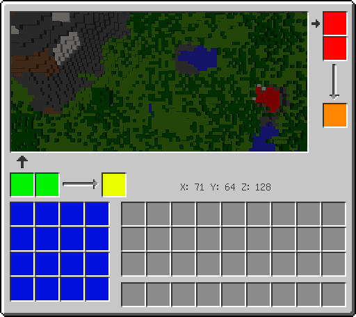 Интерфейс планировщика зоны (BuildCraft)