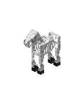 Жеребёнок лошади-скелета