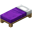 Фиолетовая кровать