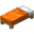 Оранжевая кровать