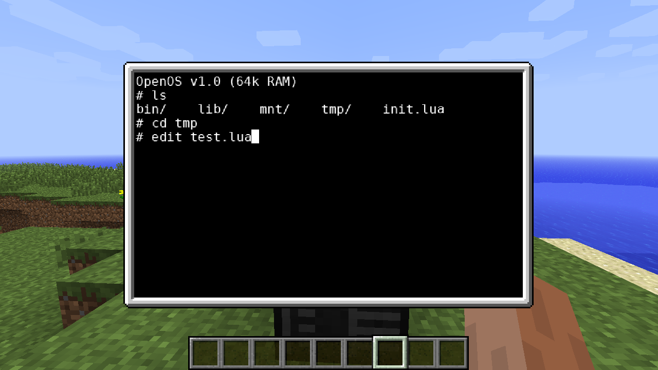 OpenComputers/Туториал: Пишем программу — Minecraft Wiki