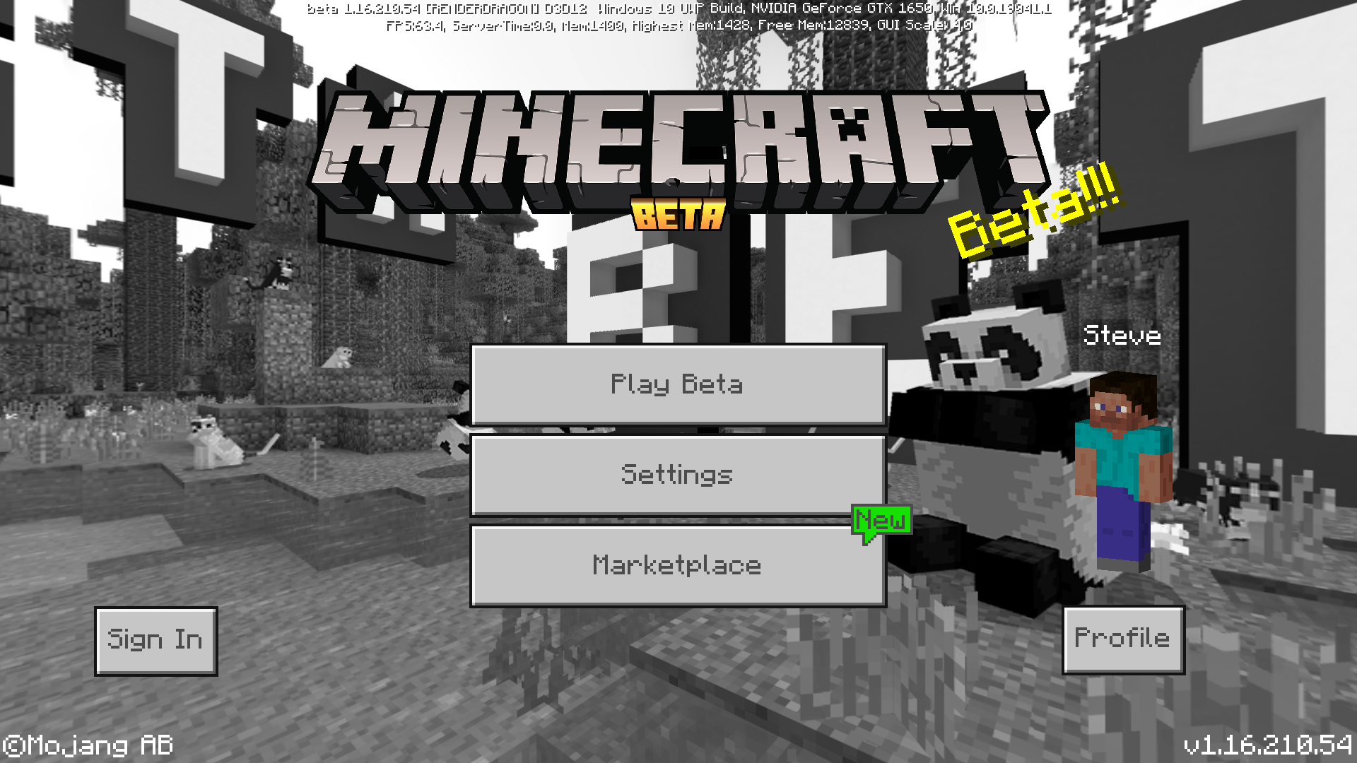 Beta 1.16.210.54 (Bedrock Edition) — Minecraft Wiki