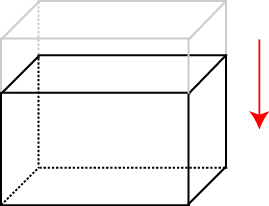 Cuboid contraction down