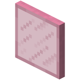Розовая окрашенная стеклянная панель (до Texture Update)