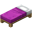 Сиреневая кровать