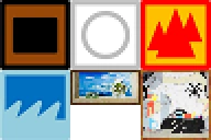 Старые версии неиспользуемых картин и картин Stage и Sea