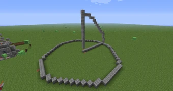 Радиус рендера частиц. Он не совсем круглый, как это видно сзади