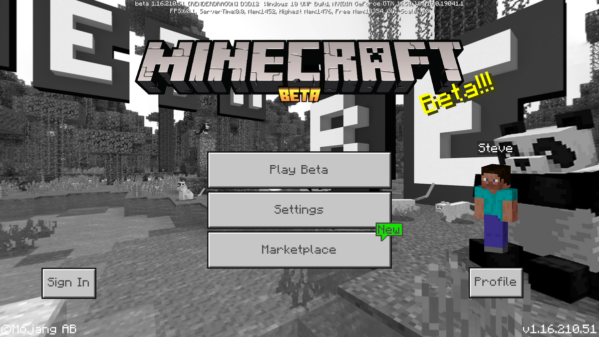 Beta 1.16.210.51 (Bedrock Edition) — Minecraft Wiki