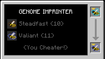Интерфейс Модификатор генома (Forestry)