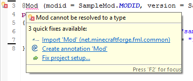 Создание модификаций с помощью Forge/1.10+ — Minecraft Wiki