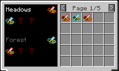 Интерфейс Сундук пчеловода (Forestry)