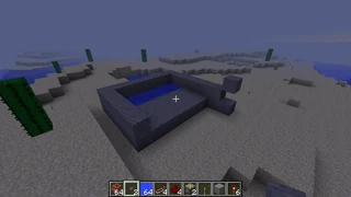 Шаг 1. Построить рамку и заполнить её водой.