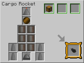 Крафт грузовой ракеты (Galacticraft)