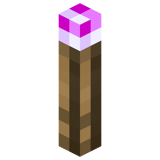 Фиолетовый факел (Bedrock Edition)