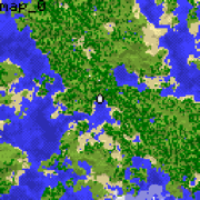 Карта местности около спауна в демо-мире