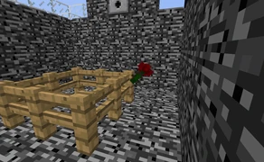 Ошибка с железным големом. Видна только роза, самого голема не видно