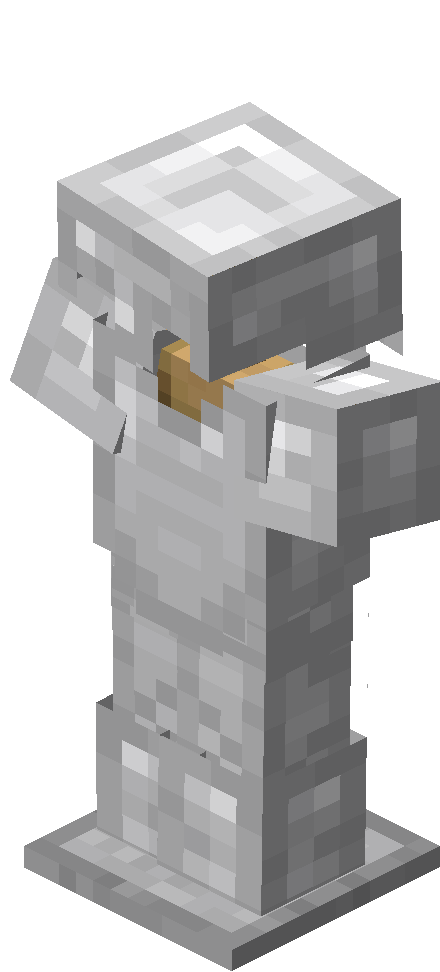 как выглядит стойка для брони в майнкрафте