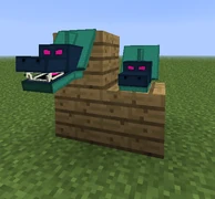 Голова Гидры с открытой и закрытой пастью