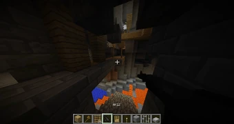 Пересечение шахты и крепости с другого ракурса.