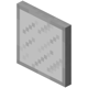 Светло-серая окрашенная стеклянная панель (до Texture Update)