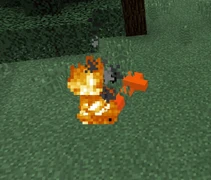 Умирающий зомби в Bedrock Edition.