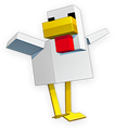 Официальный арт курицы от Mojang.