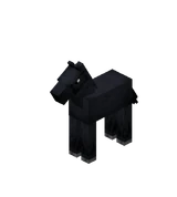 Жеребёнок черный