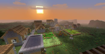 Село вранці