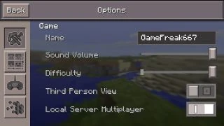 Екран налаштувань до Alpha 0.12.1.